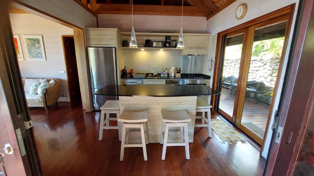 Kitchen and living area